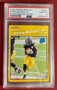 lot 43 image: 2020 Anthony McFarland Rookie Card - PSA 10 & 2044