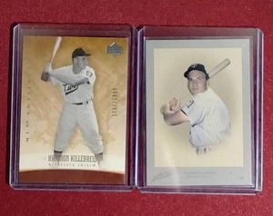 lot 62 image: (2) Numbered Harmon Killebrew Insert Cards