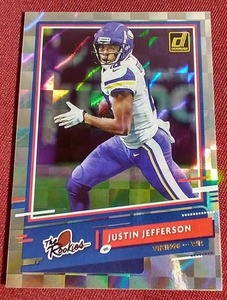 lot 66 image: 2020 Donruss The Rookies Justin Jefferson Card