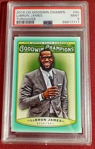lot 71 image: 2019 Goodwin Champions Lebron James - PSA 9
