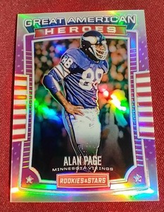lot 86 image: Panini Great American Heroes Alan Page Insert Card - #d49