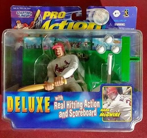 lot 93 image: Starting Lineup Pro Action Mark McGwire Figurine