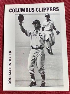 lot 104 image: 1984 TCMA Columbus Clippers Don Mattingly Rookie Card