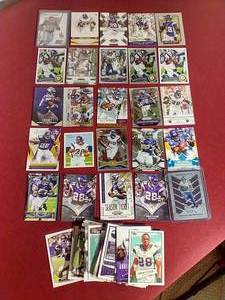 lot 111 image: (50) Adrian Peterson Cards