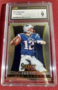 lot 124 image: 2013 Panini Select Tom Brady - CSG 9