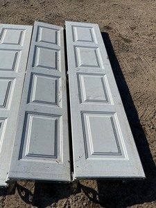 4-Panel 9x7Aluminum Garage Door Set