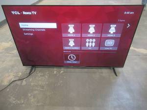 lot 54 image: TCL - 50 Class 4-Series 4K UHD HDR Smart Roku TV 50S455