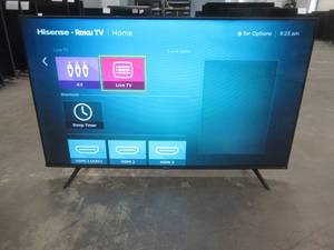 lot 75 image: Hisense - 55 Class R6G Series LED 4K UHD Smart Roku TV 55R6G (SHADING ON TOP)