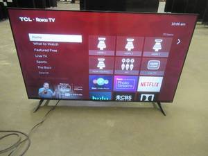 lot 88 image: TCL 55 Class 4-Series 4K UHD HDR Smart Roku TV  55S455