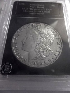 1878 Reverse Of 79 Morgan Silver Dollar