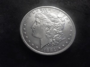 1884 O Morgan Silver Dollar