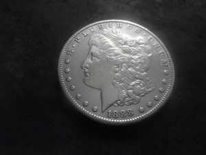 1888 S Morgan Silver Dollar