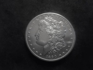1890 CC Morgan Silver Dollar