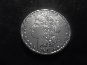 1891 S Morgan Silver Dollar