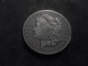 1892 Morgan Silver Dollar