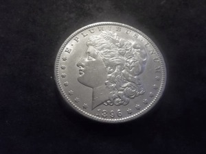 1896 O Morgan Silver Dollar