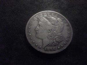 1896 S Morgan Silver Dollar