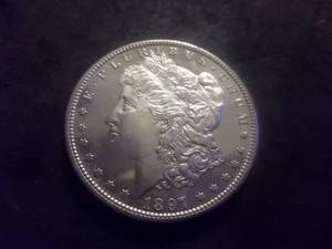 1897 S Morgan Silver Dollar