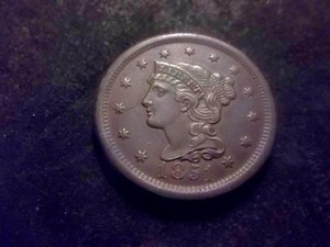 1851 Large Cent