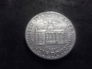 1946 Iowa State Centenial Statehood Commemorative Silver Half Dollar