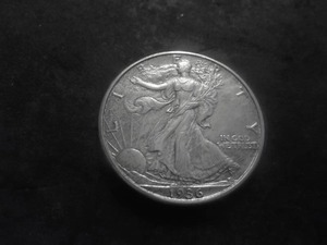 1936 D Walking Liberty Silver Half Dollar