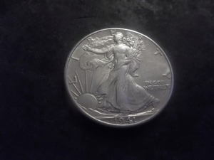 1941 Walking Liberty Silver Half Dollar