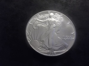 1986 US American Eagle 1 Oz. 99.9 Fine Silver MS From BU Roll.