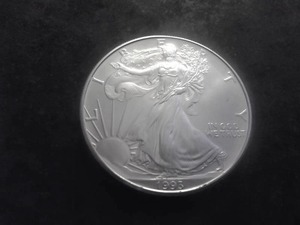 1993 US American Eagle 1 Oz. 99.9 Fine Silver MS From BU Roll.