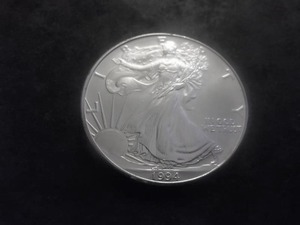 1994 US American Eagle 1 Oz. 99.9 Fine Silver MS From BU Roll.