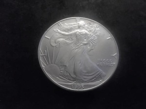 1995 US American Eagle 1 Oz. 99.9 Fine Silver MS From BU Roll.