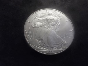 1996 US American Eagle 1 Oz. 99.9 Fine Silver MS From BU Roll.