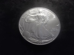 1998 US American Eagle 1 Oz. 99.9 Fine Silver MS From BU Roll.