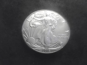 2016 US American Eagle 1 Oz. 99.9 Fine Silver MS From BU Roll.