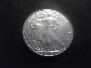 2017 US American Eagle 1 Oz. 99.9 Fine Silver MS From BU Roll.