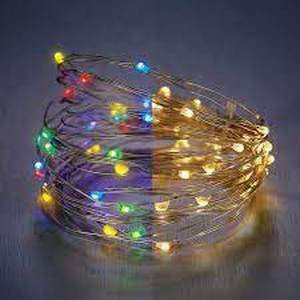 lot 36 image: Philips Dual Color LED Micro Lights, 8-pack
