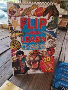 Flip and Learn Chart, Vintage Handy Andy Chemistry Books, Arrow Book of Tricks and Projects, Funny Zoo Sticker Book, and 3D Glasses
