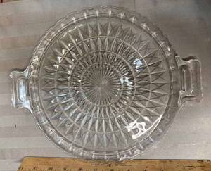 Two Ornate, Vintage Handled Plates