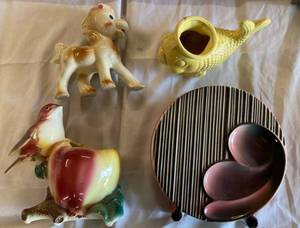 Four Vintage Planters