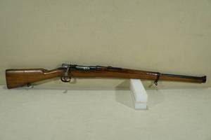lot 6 image: Fabrica de Armas Oviedo 1900 Spanish 7mm Mauser Bolt Action Rifle - Full Length Stock