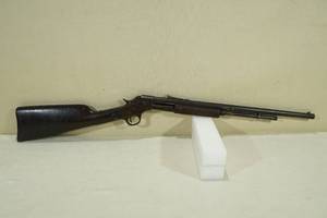 lot 15 image: J Stevens Arms & Tool Co No 70 Visible Loading Repeater .22 LR Slide Action Rifle