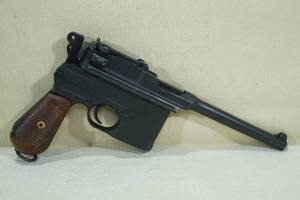 lot 27 image: Mauser C96 Broom Handle 7.63 x 25mm Semi Automatic Pistol
