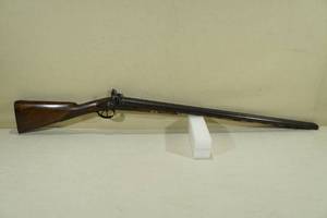 lot 49 image: Belgian Made Percussion Cap Side by Side Muzzleloader