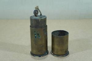 lot 78 image: 1916 and 1917 Repurposed Artillery Shell Casings