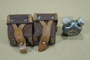 lot 92 image: Leather Pouch with Oil Canister