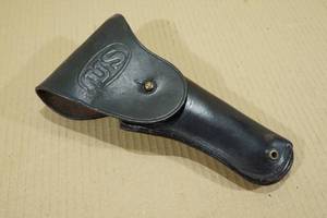lot 103 image: Boyt Black Leather Pistol Holster - Stamped US
