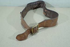 lot 109 image: Leather Belt with Ammo Loops