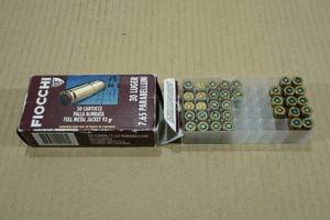 lot 167 image: 13 .30 Luger (7.65 Para) 93 Gr FMJ Ammo - Plus 22 Empty Casings