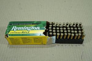 lot 194 image: 50 Remington Express .22 Hornet 45 Gr HP Ammo