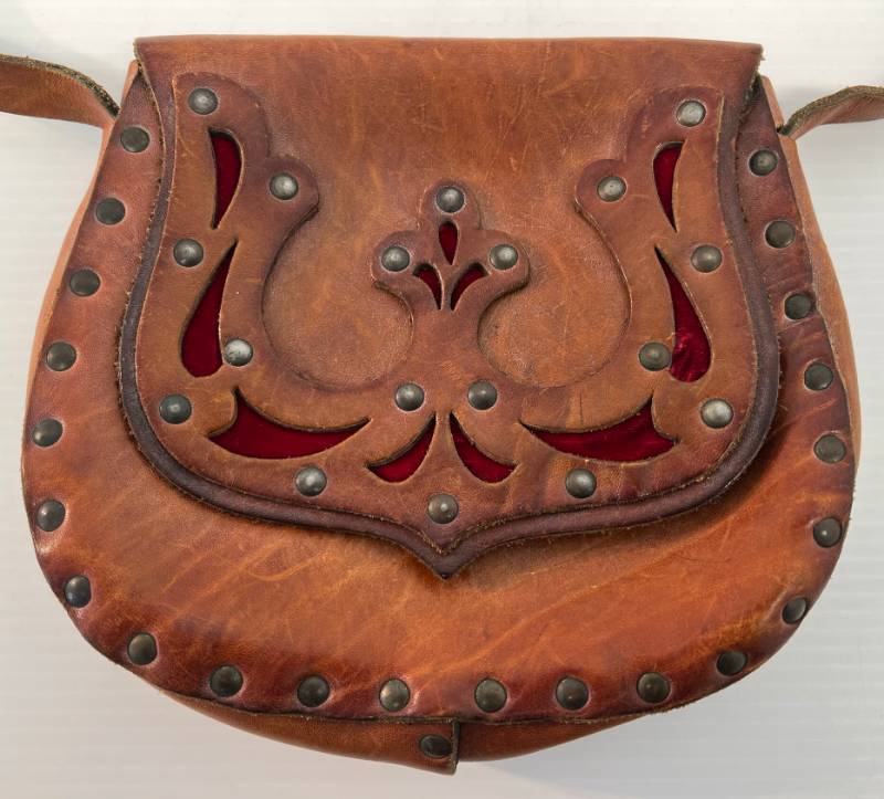 Vintage Handmade Leather Handbag