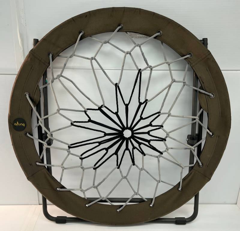 Group Including Radmag Trainer For Bikes, Baby Gate And Folding Bunji Chair